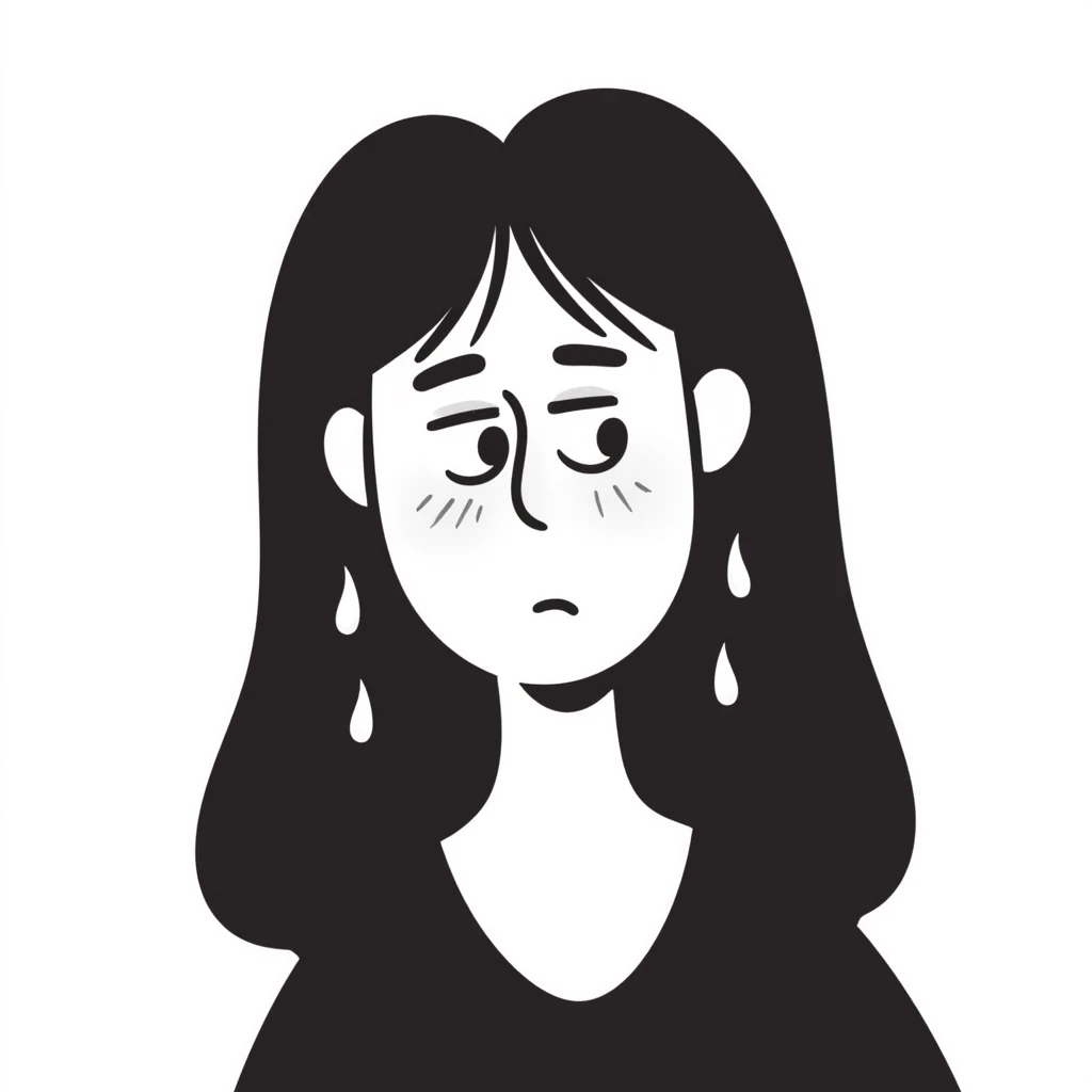 woman with dissatisfied expression and wet hair emoji