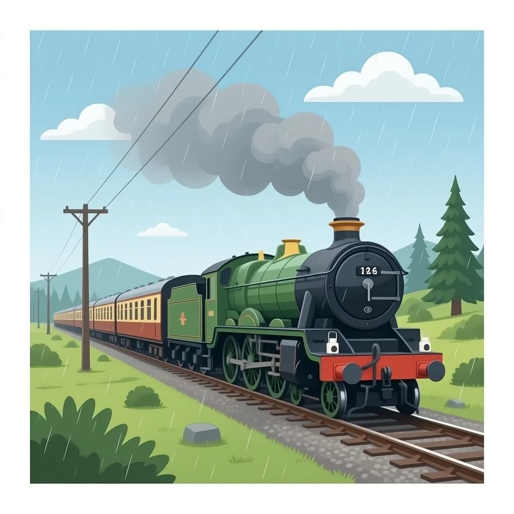 A train derailment year: 1946 location emoji