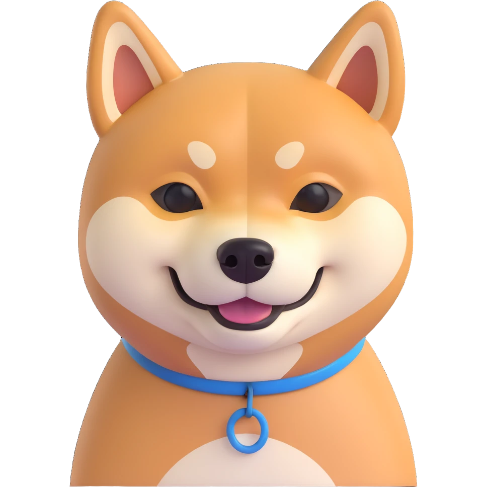 shiba inu, cool emoji