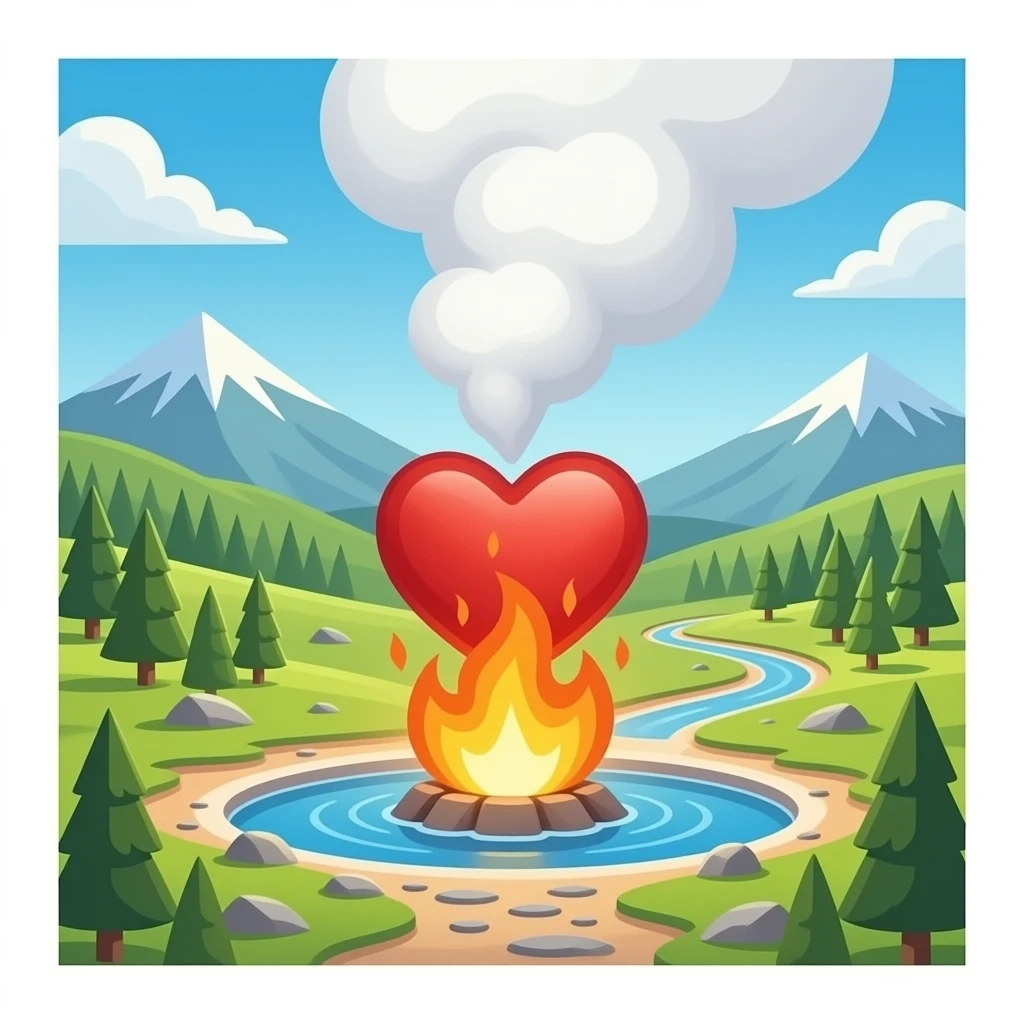 ♨️❤️‍🔥 emoji