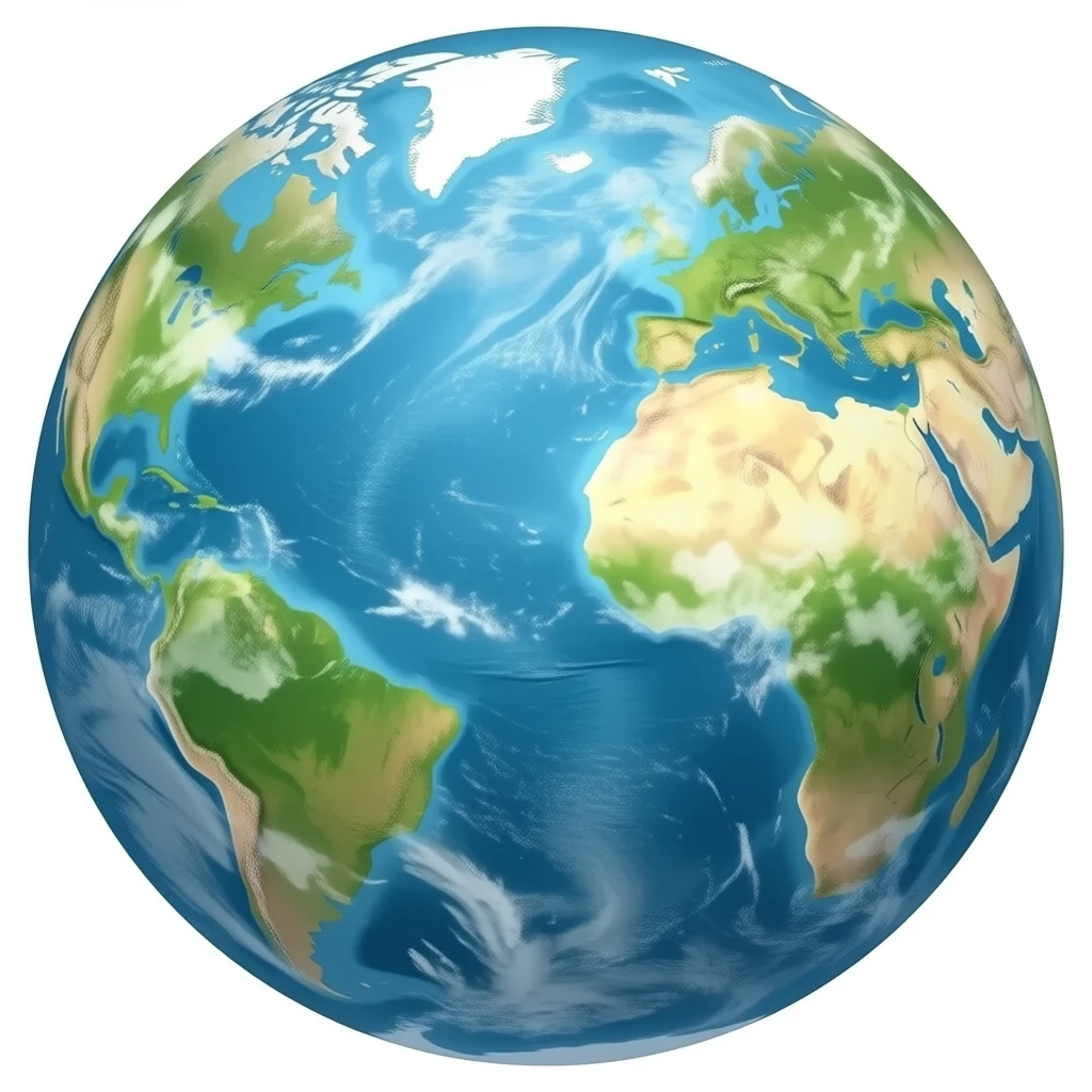 an old, sick, fat earth planet emoji