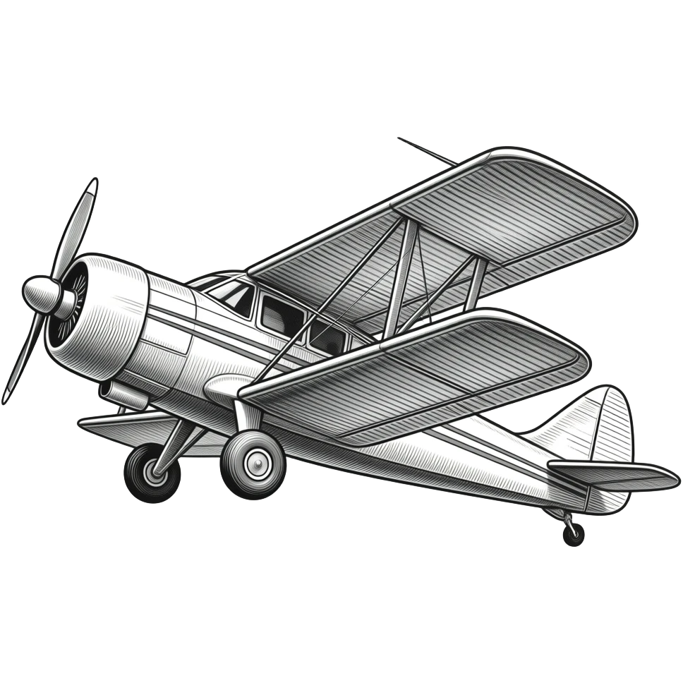 fineline plane in takeoff black and white simple sideview emoji