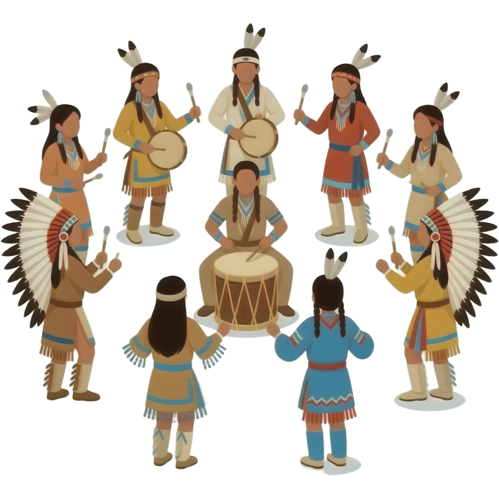 native american pow wow emoji