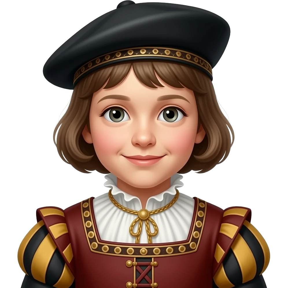 Renaissance kid emoji