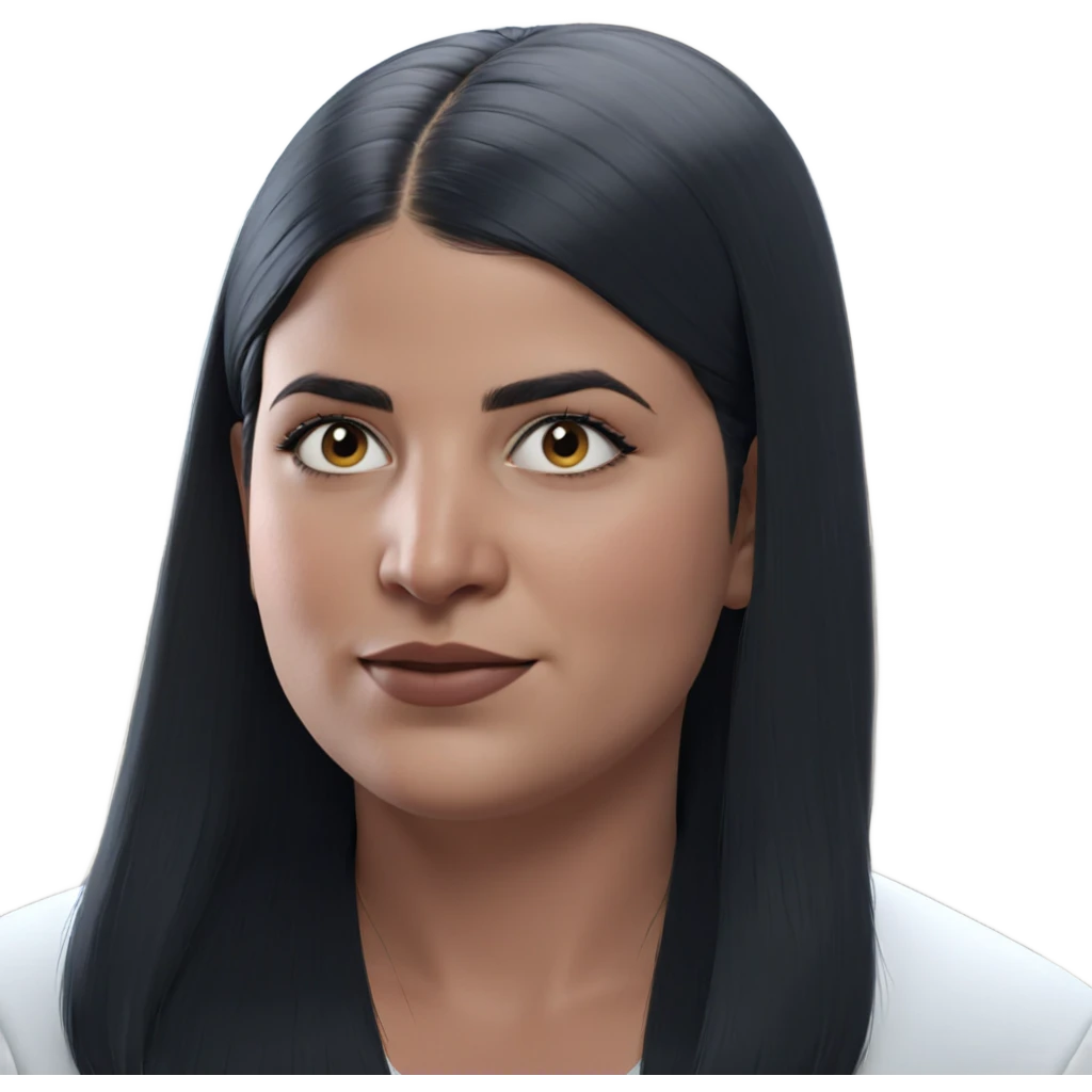 black hair meme portrait emoji