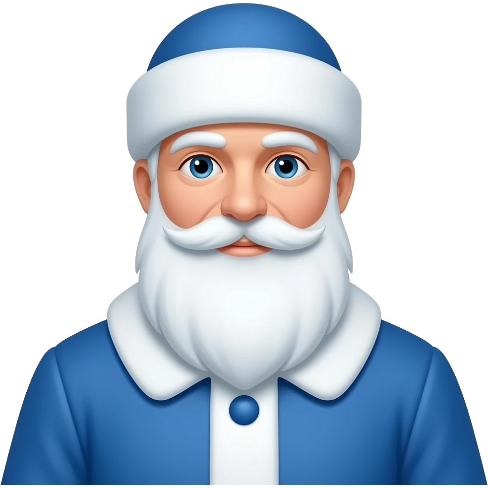 Father Frost from Holiday Characters with blue outfit emoji