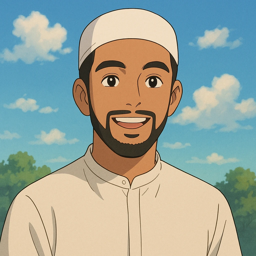 Social media picture muslim man emoji