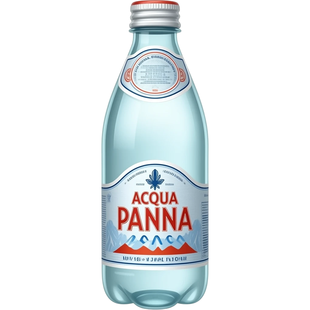 Acqua Panna water bottle emoji