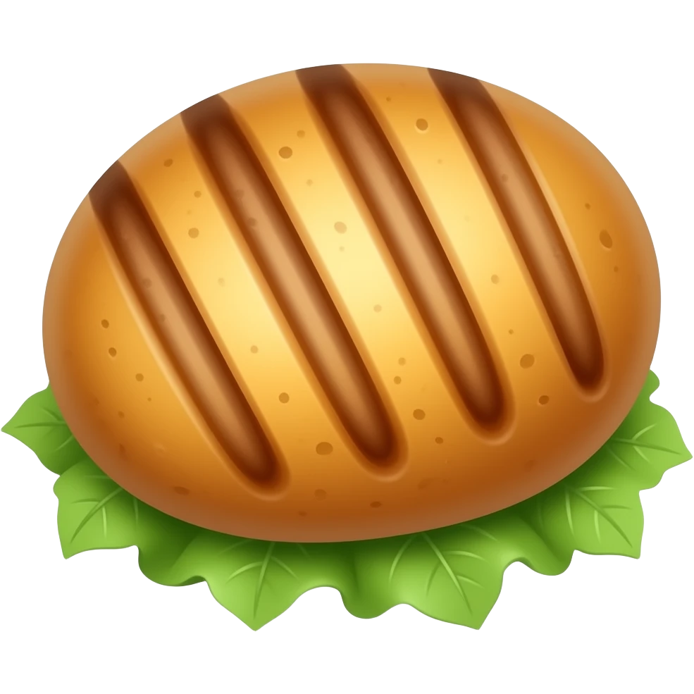 patate grigliate viste dall'alto emoji