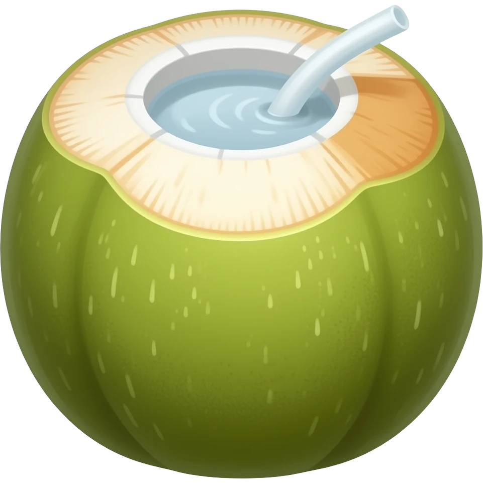 young coconut emoji
