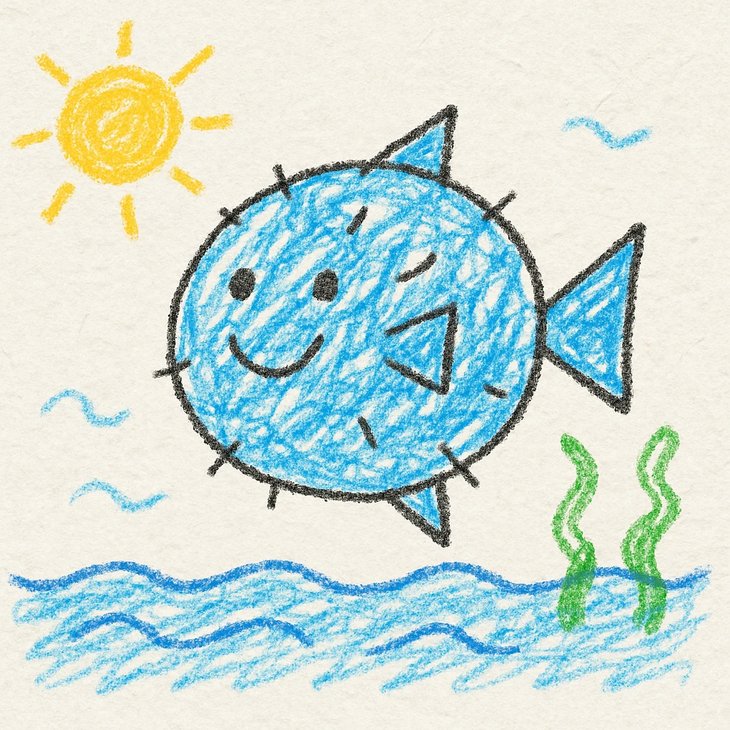 Pufferfish emoji