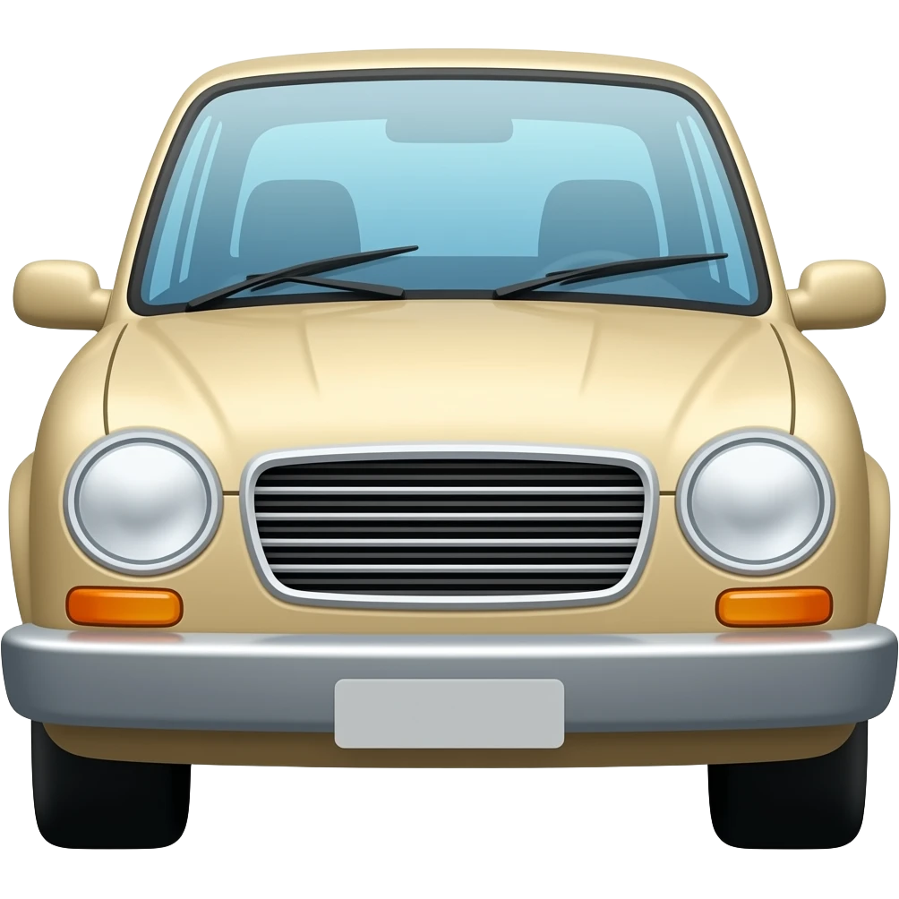 car beige color emoji