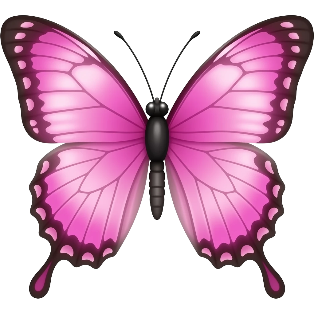 Mariposa Rosa emoji