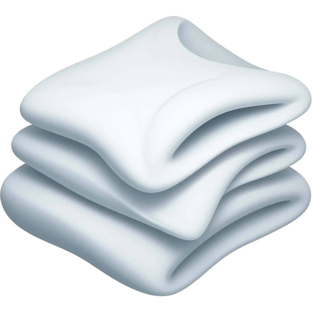 pile of white laundry emoji