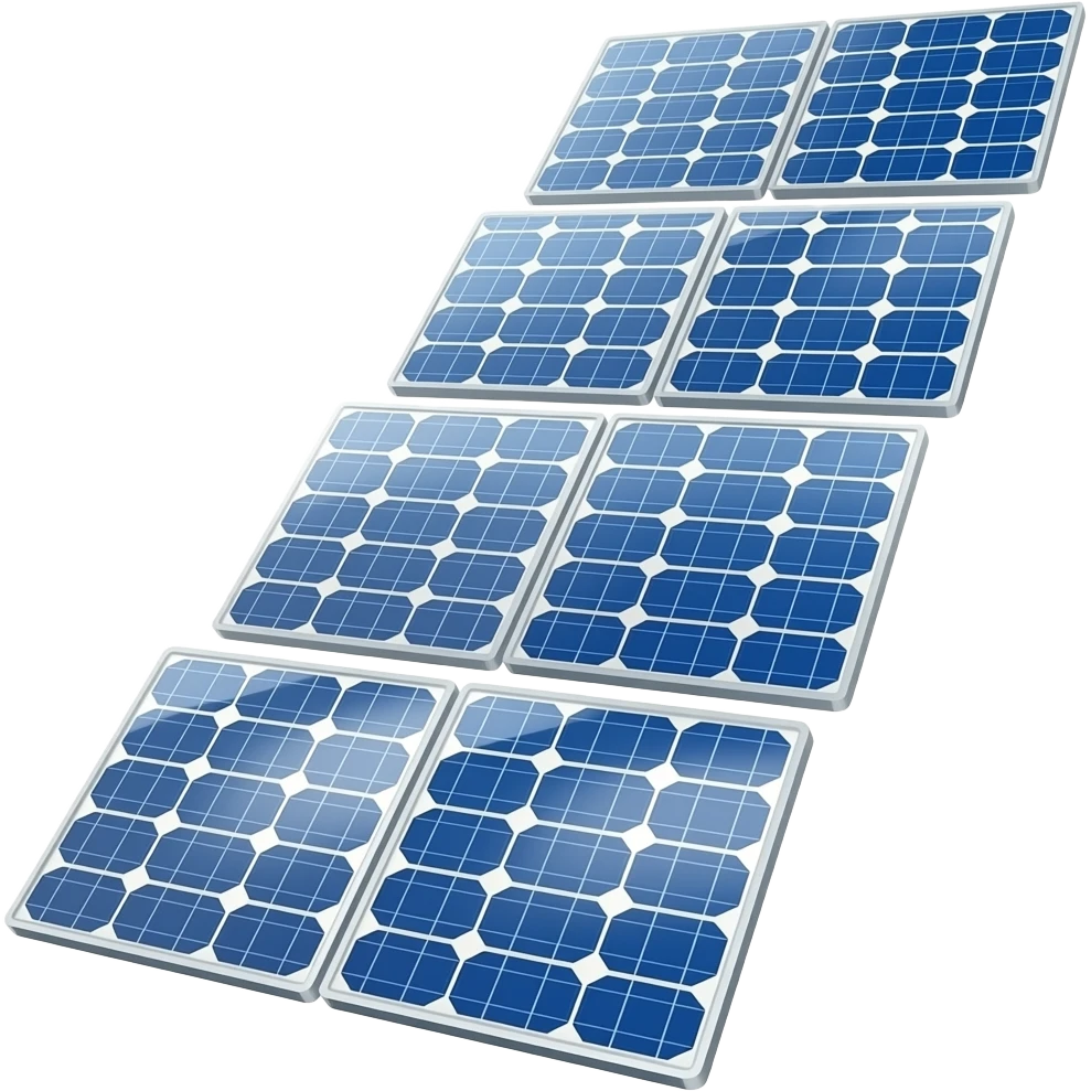 каскад солнечных панелей emoji