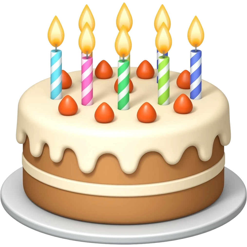 21st birthday cake emoji