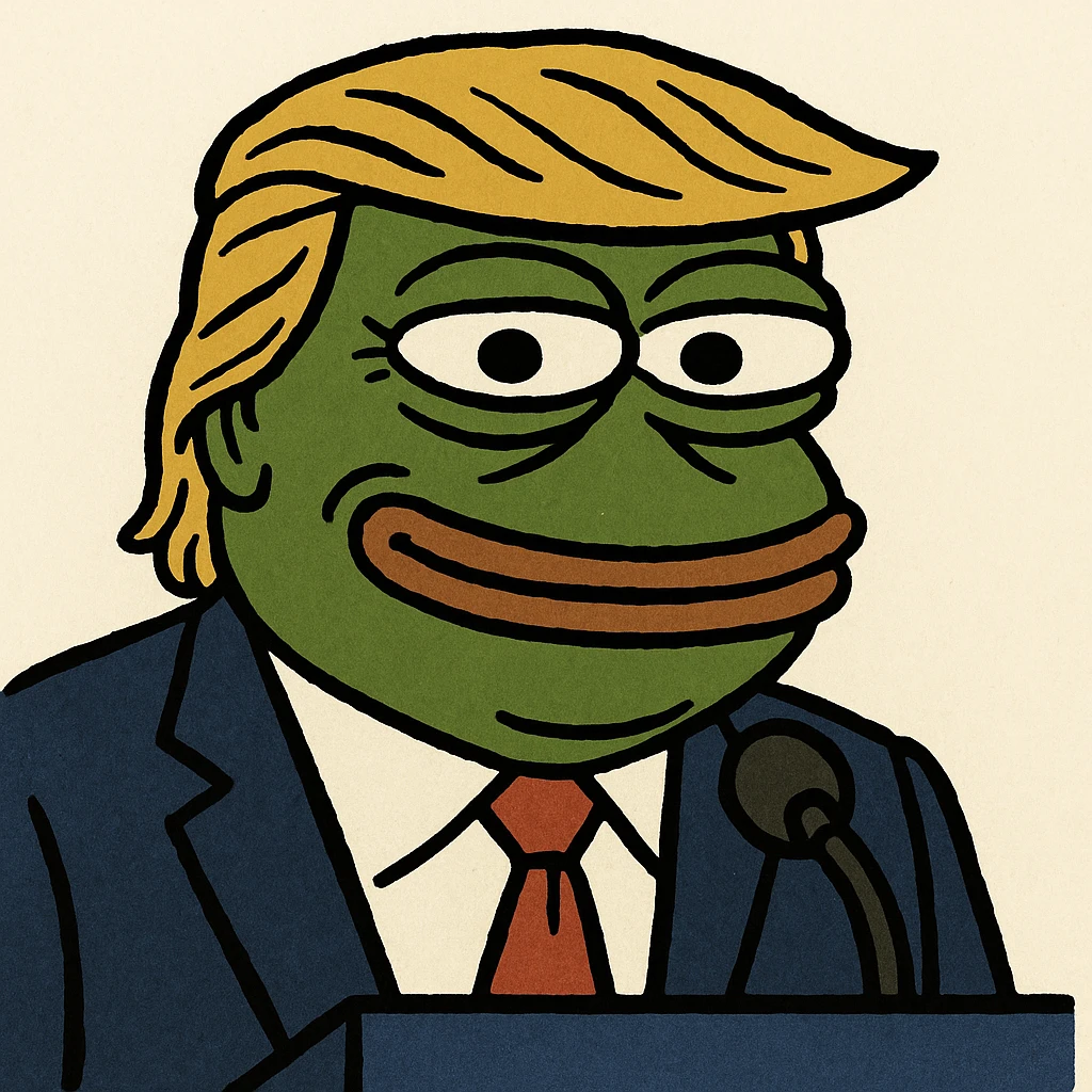 Donald Trump speaking at a rally emoji