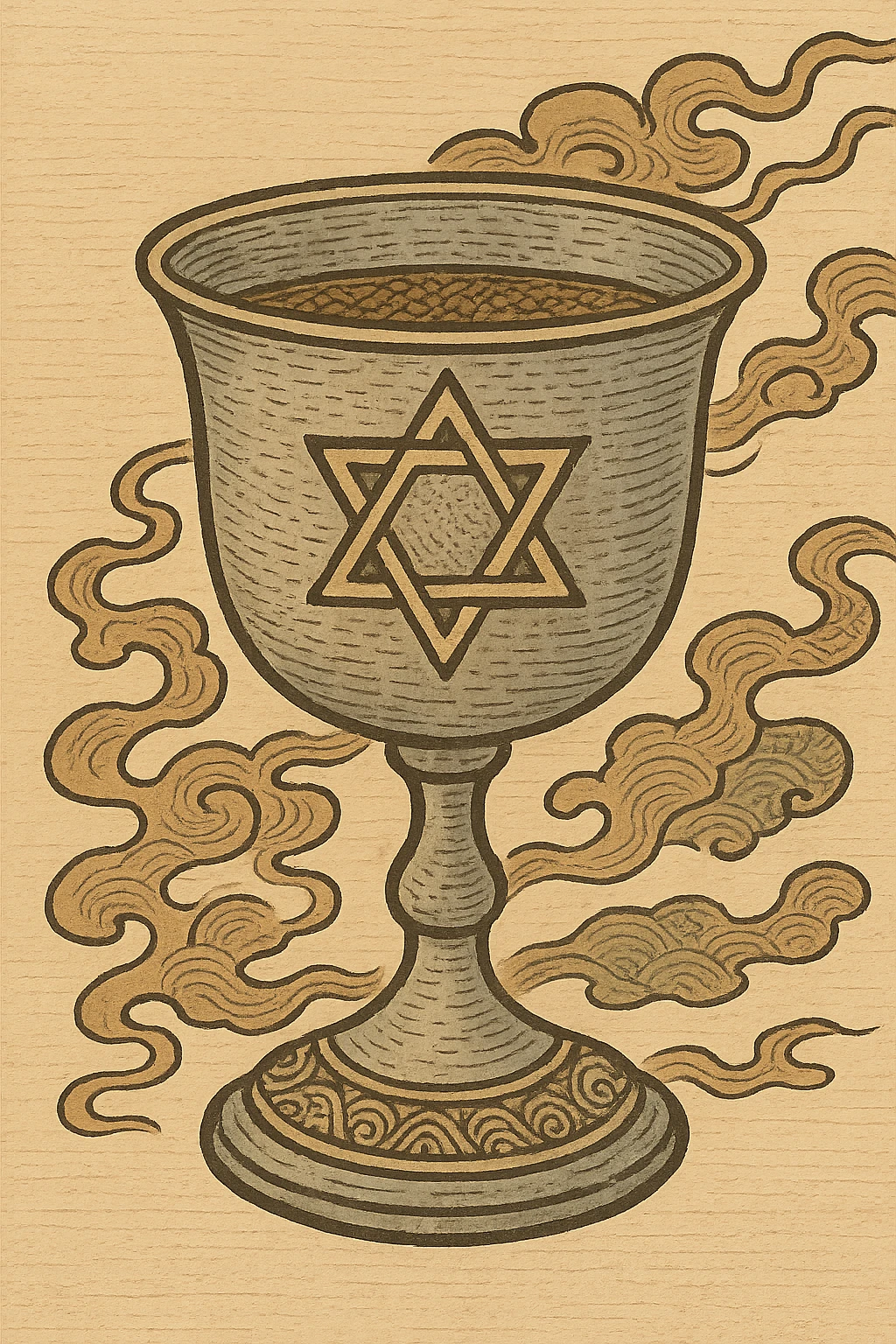 Kiddush cup on transparent background emoji