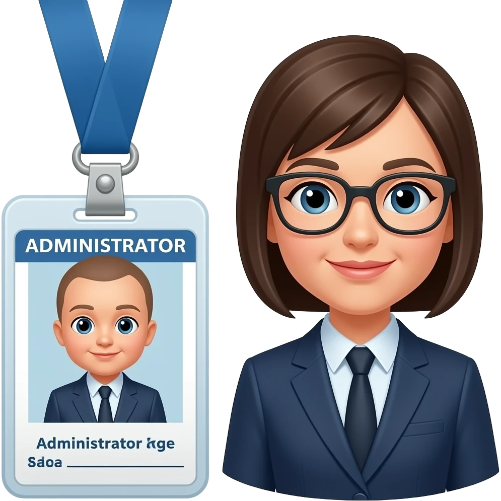 Make me 4 emojis for (baby admin,admin,head admin,female admin) emoji