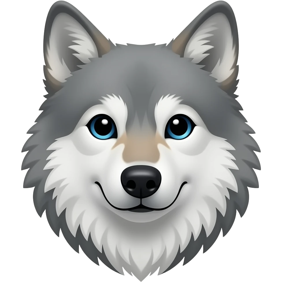 Wolf grandma emoji