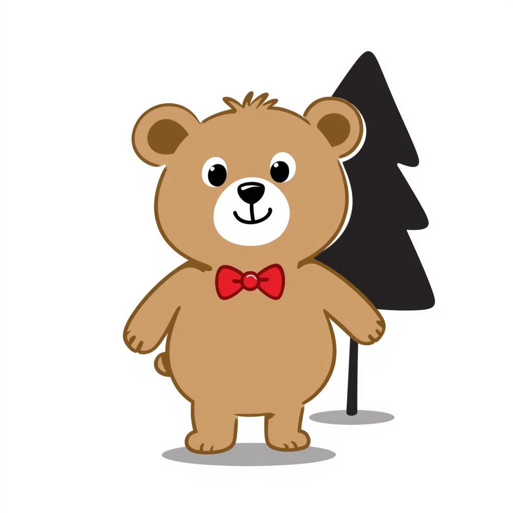 cartoon brown bear emoji