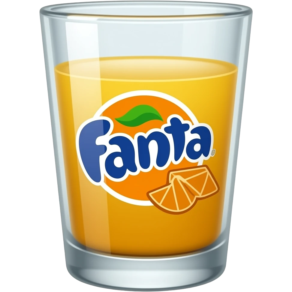 Glas Fanta emoji