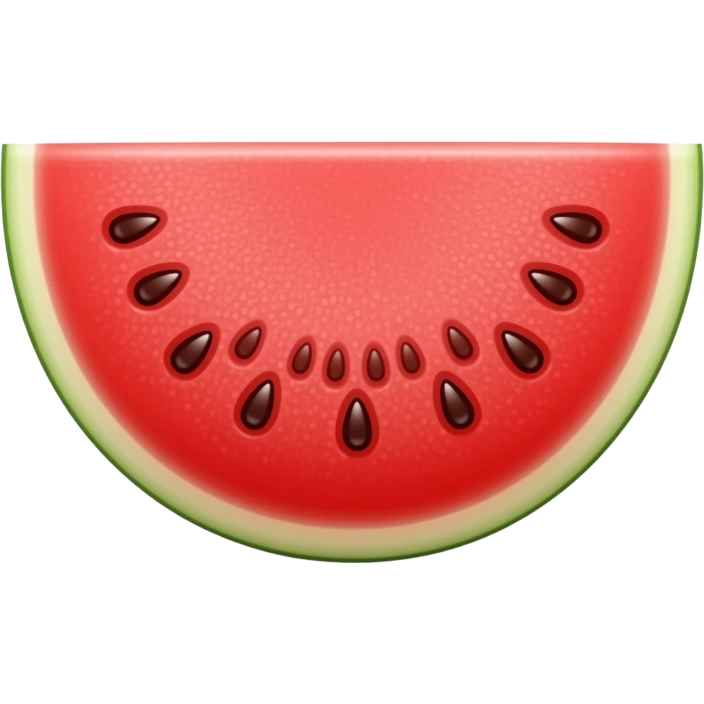 watermelon slice full of seeds emoji