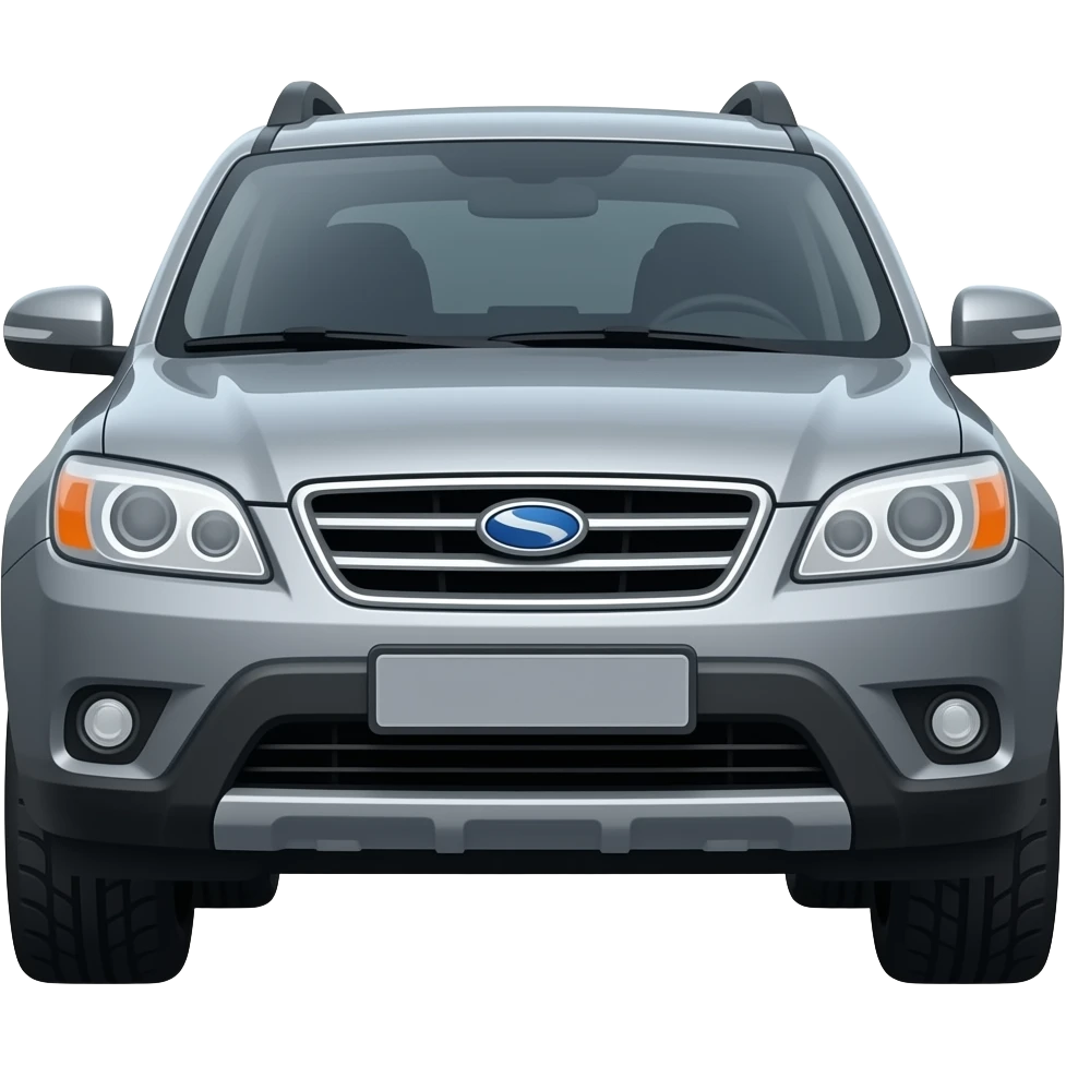 Grey suv emoji