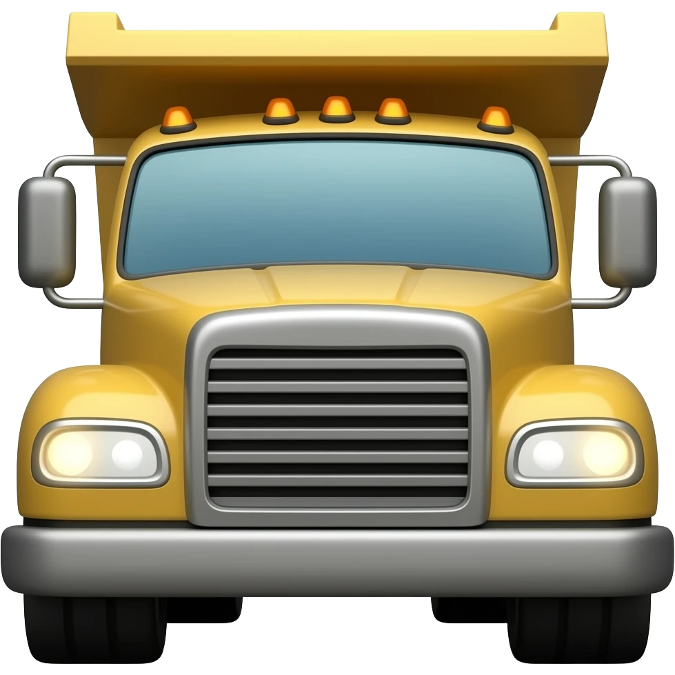 Dumper truck emoji