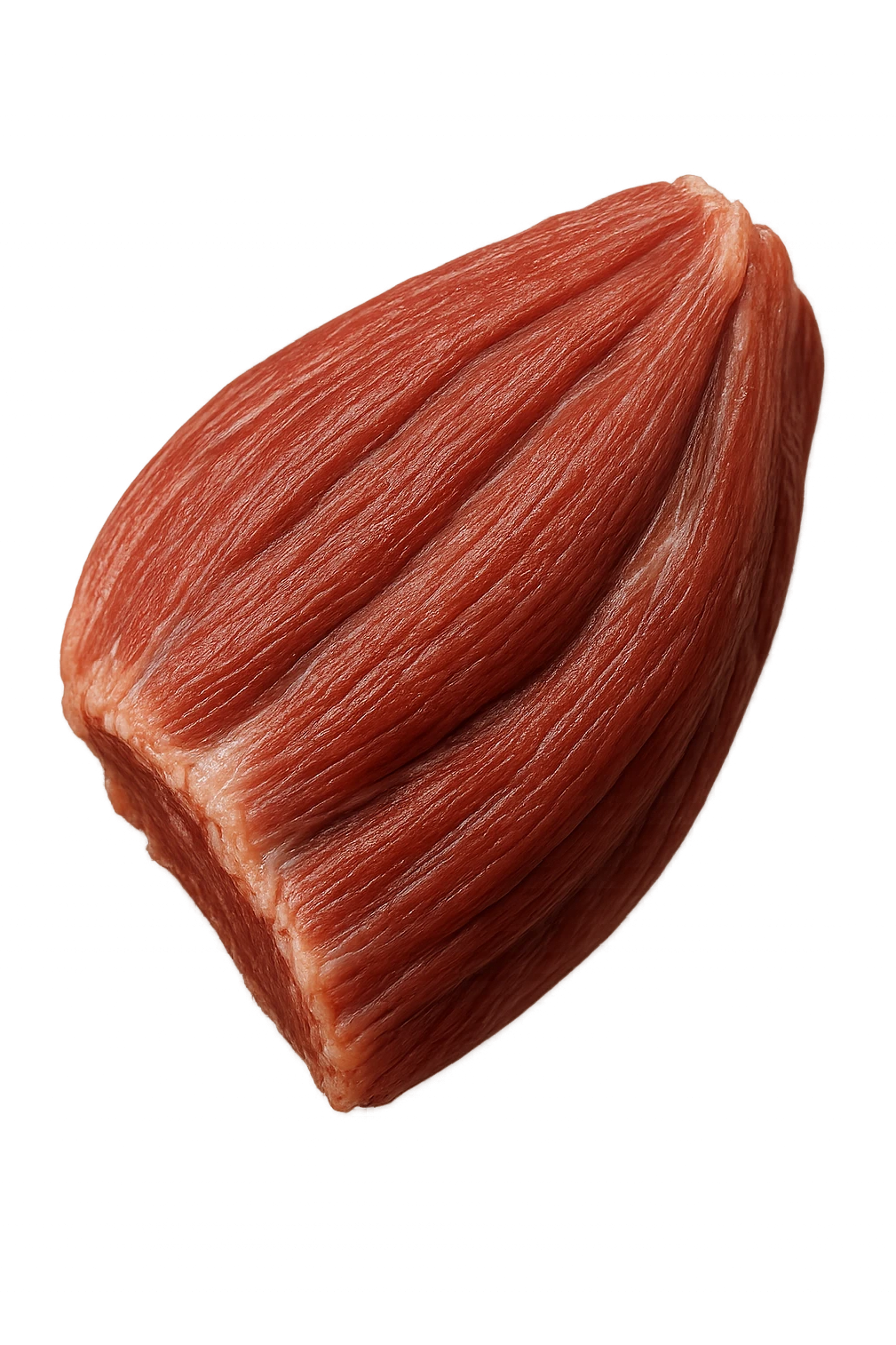 porzione di tessuto muscolare umano iperrealistico fluttua in aria, iperrealistico 4k emoji
