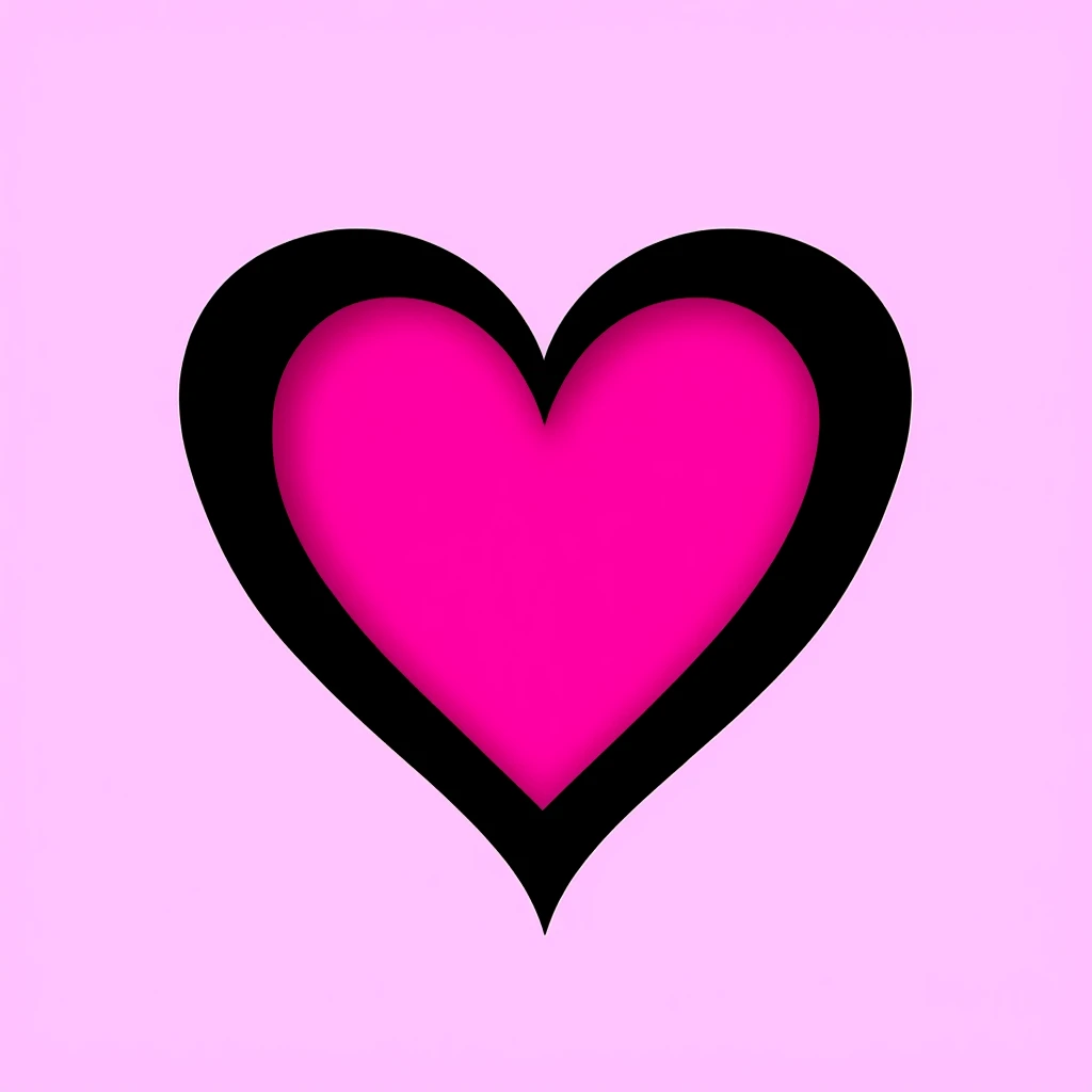 goth pink heart, remove background, explore emoji