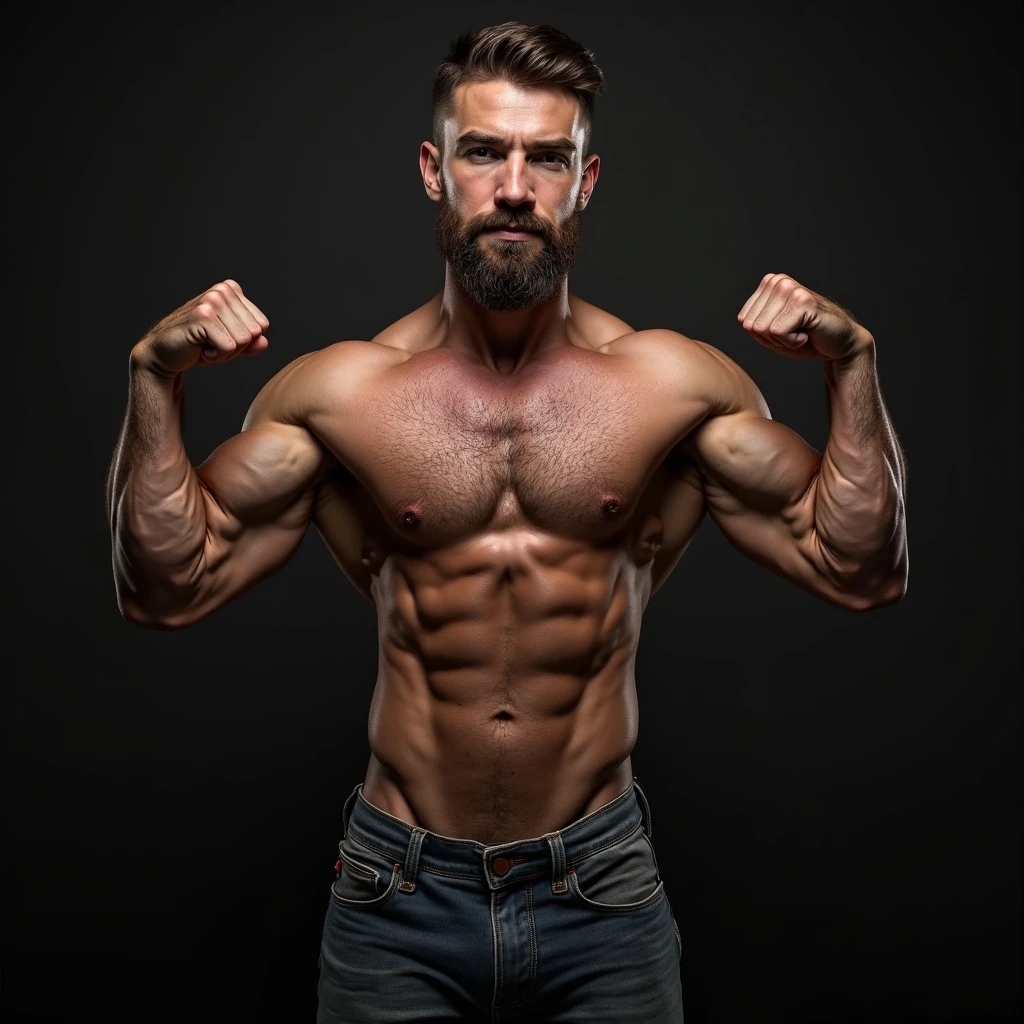 bodybuilder che dorme bene e questo gli porta tanto benessere e salute emoji