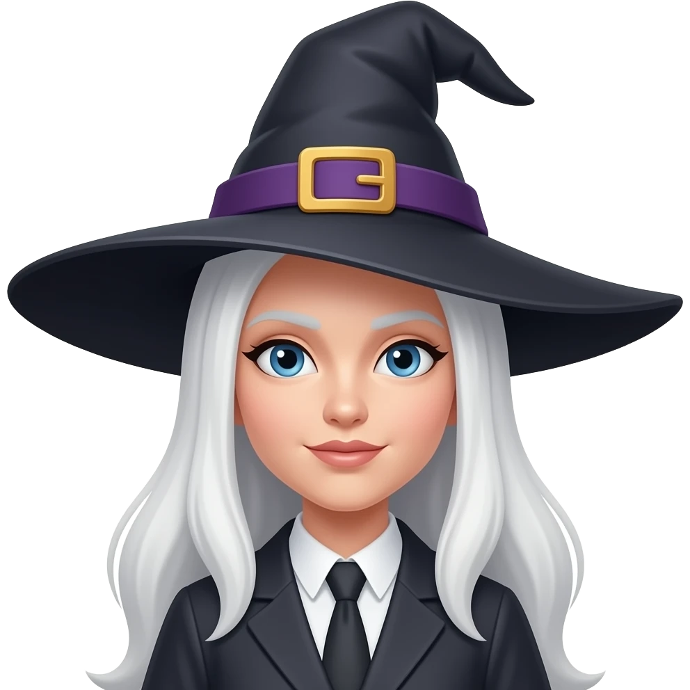 bruja sabia, piel blanca emoji