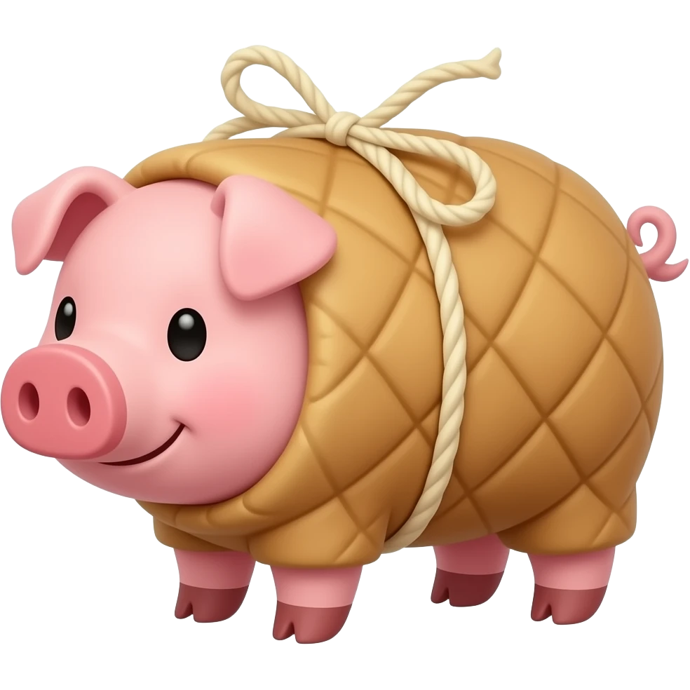 Pigs in blankrts emoji