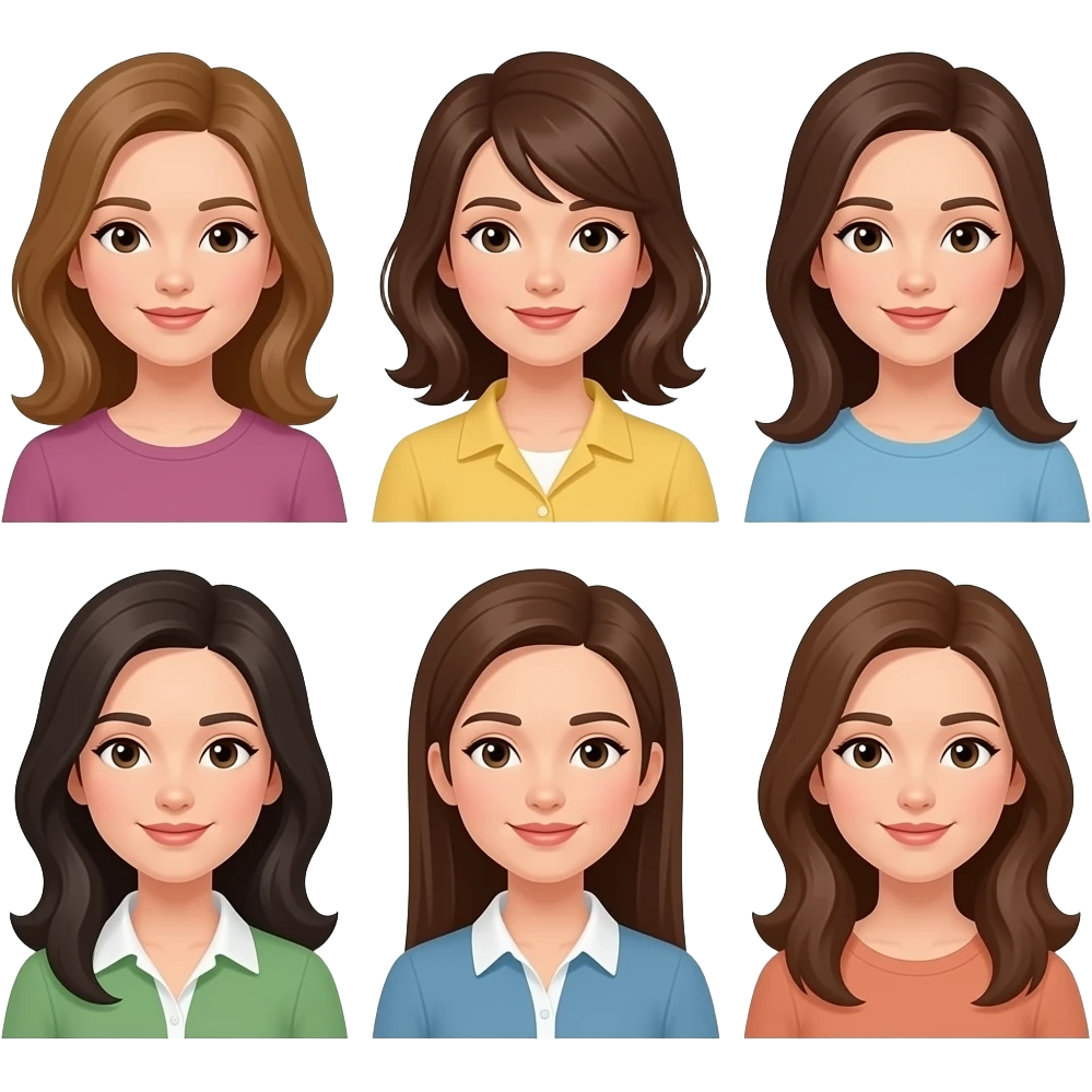 7 women emoji