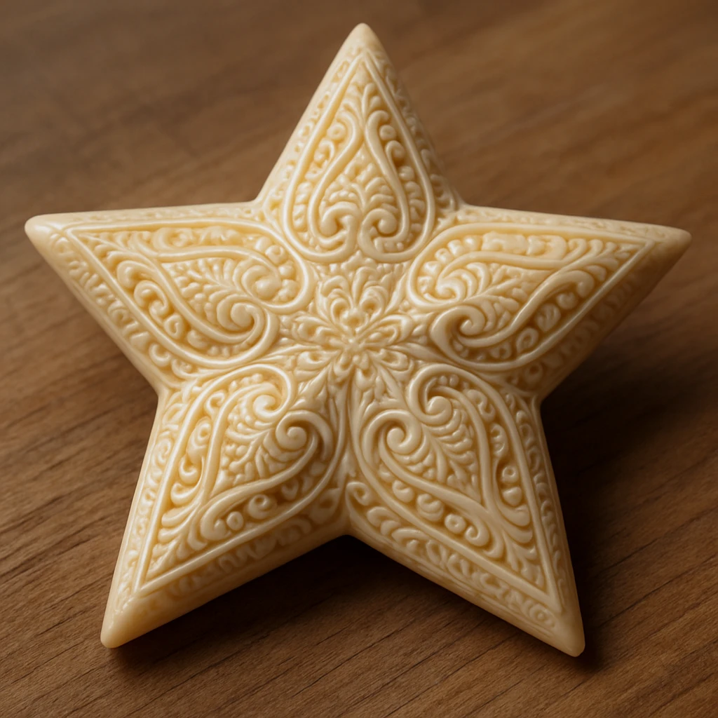 star carved from ivory emoji