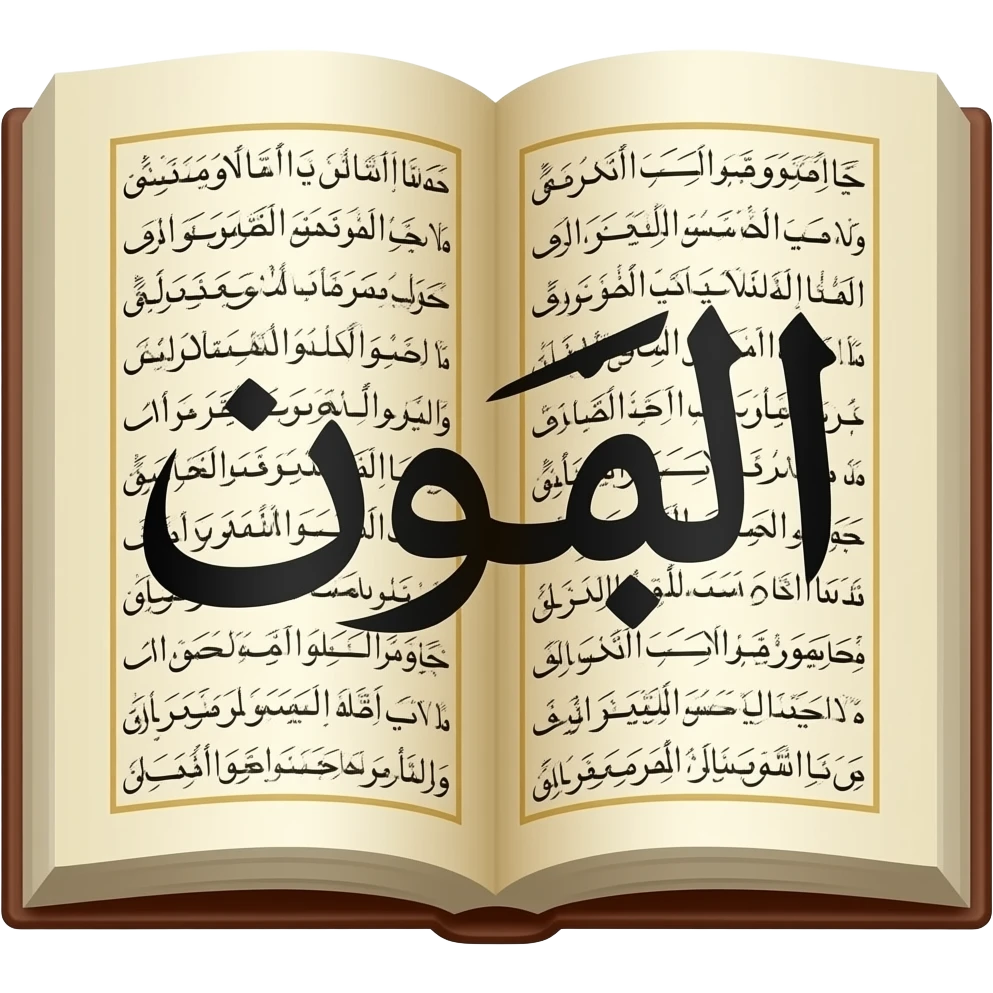Let there be a clear Quran and in the middle of it should be written اِقْرَأْ in Arabic. emoji