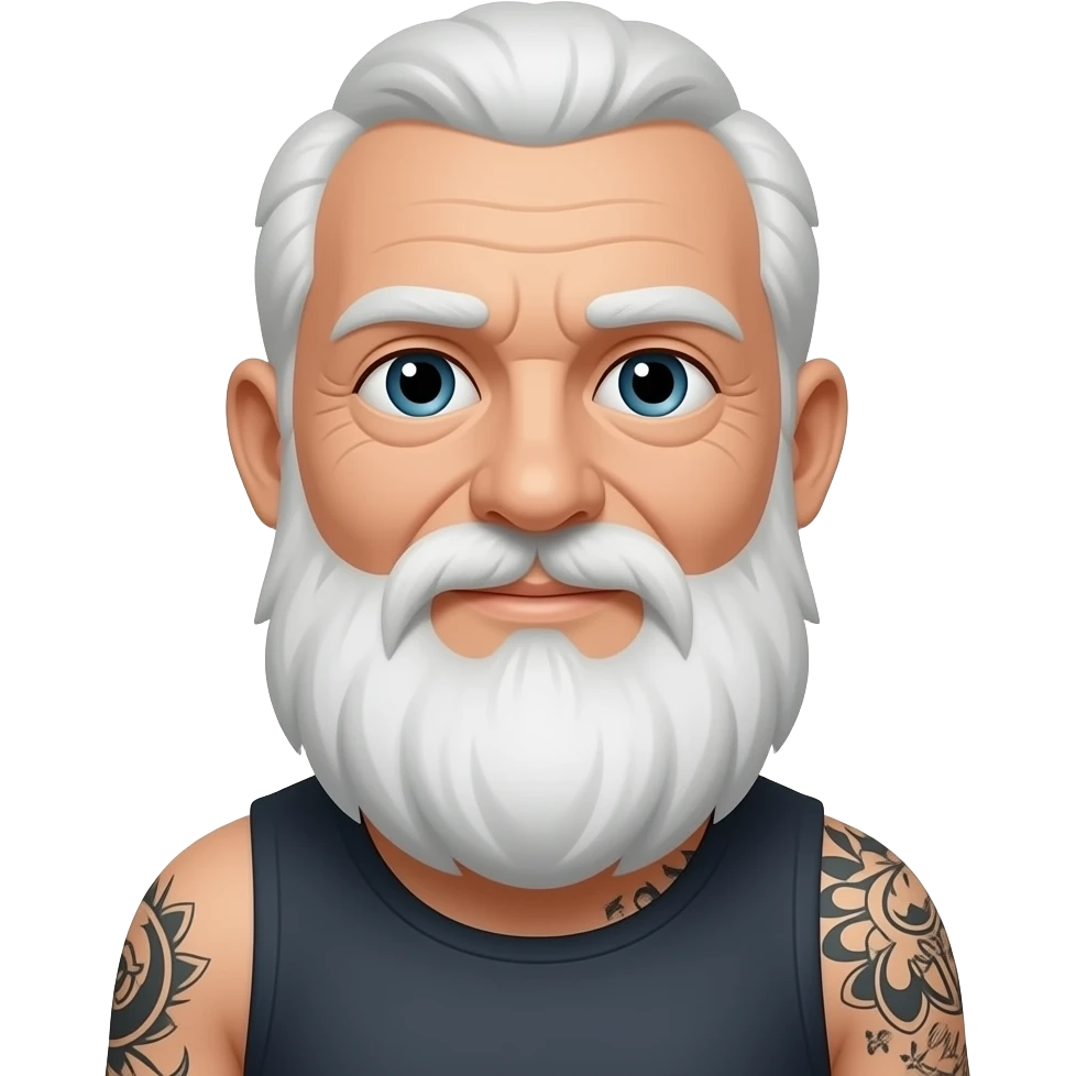 Grandpa Tattoos emoji