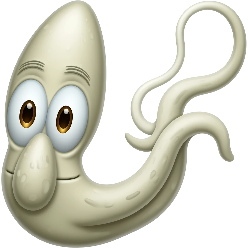 Squidward tentacles emoji