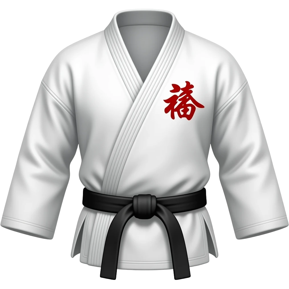 martial arts shirt emoji