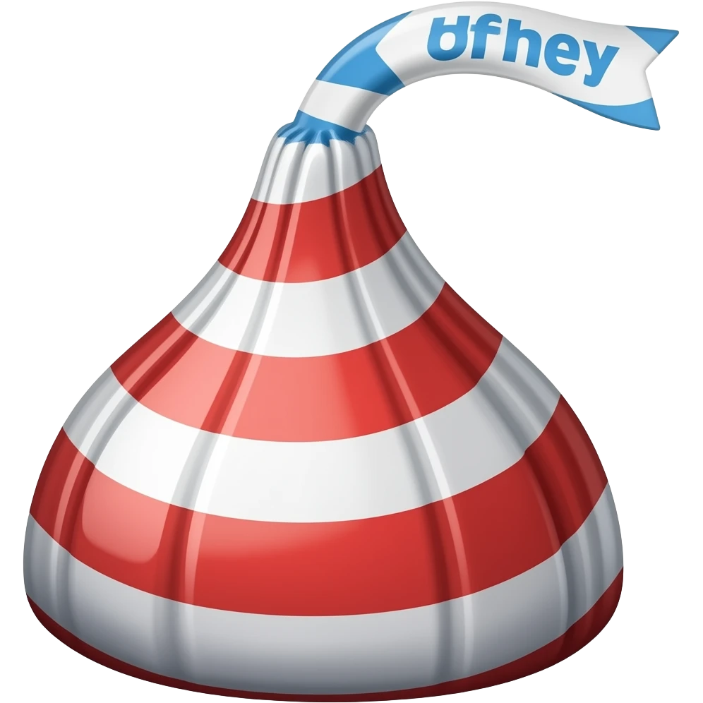 Sassy Hershey kisses emoji