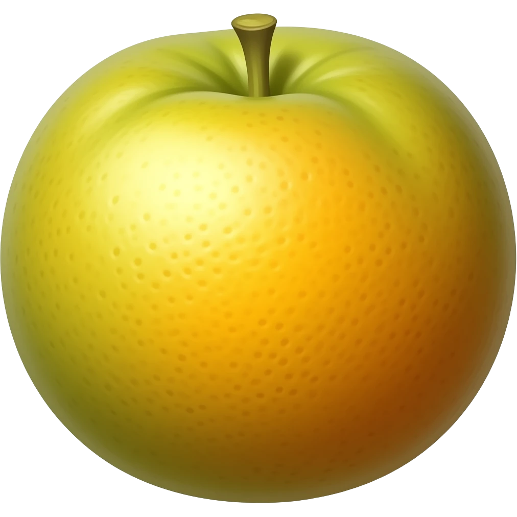 orange but in green emoji