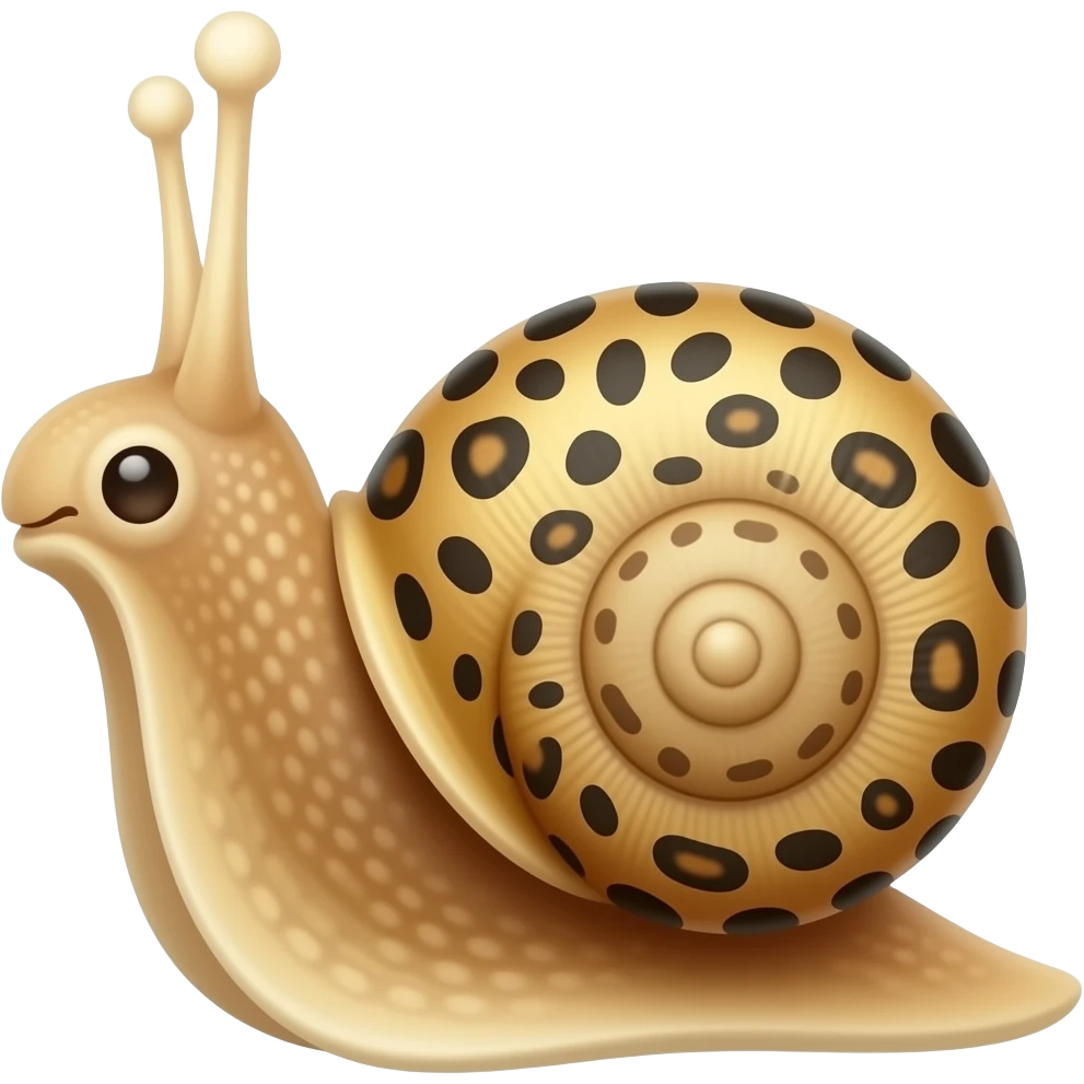 Leapord snail emoji emoji