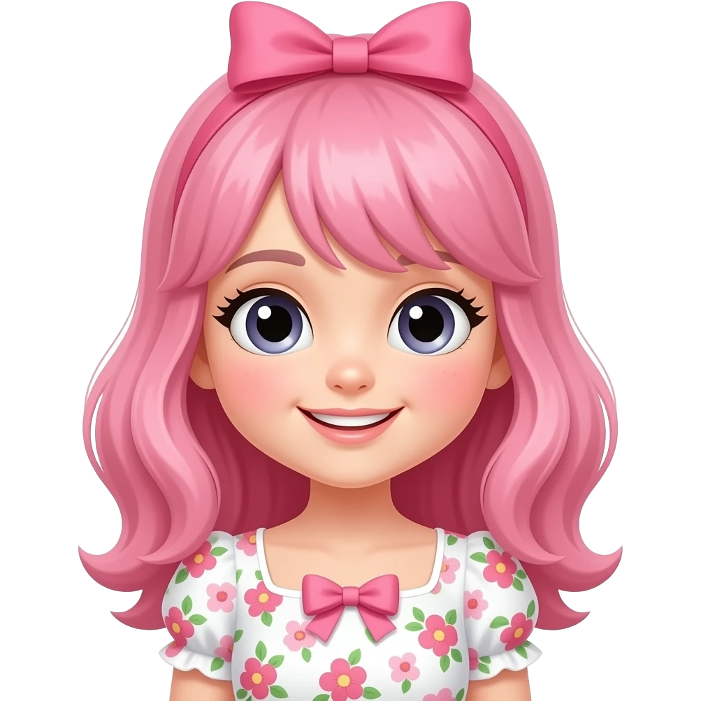 something cute and girly emoji