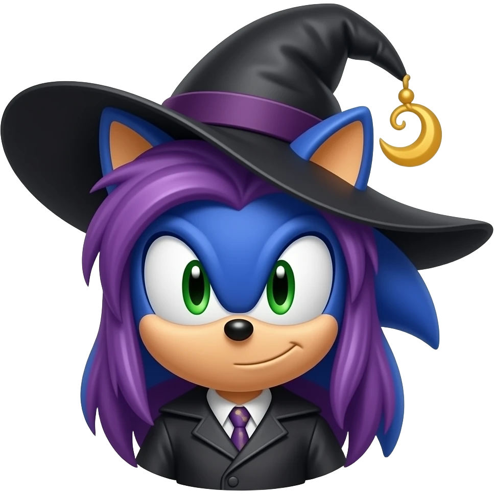 Witch Sonic the HedgeHog emoji