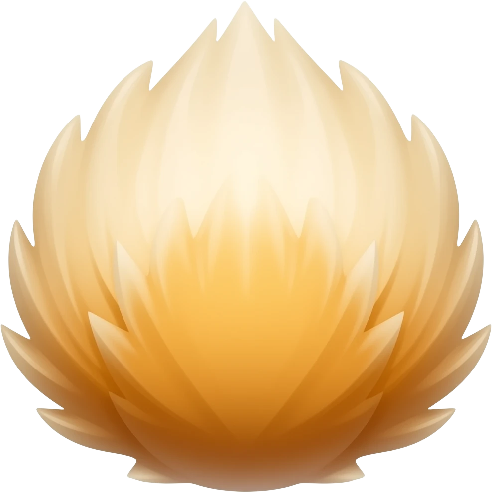 Orange half periwinkle rabbit tail emoji