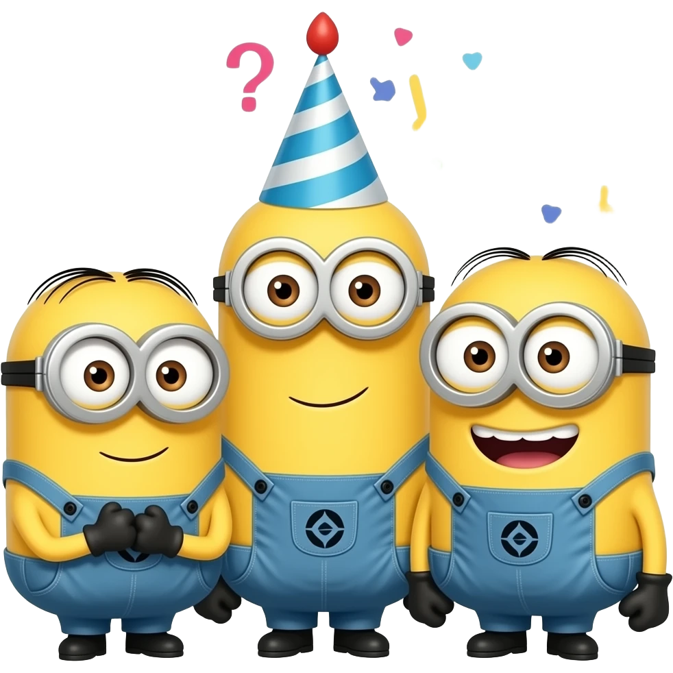 HAPPY BIRTHDAY MINIONS emoji
