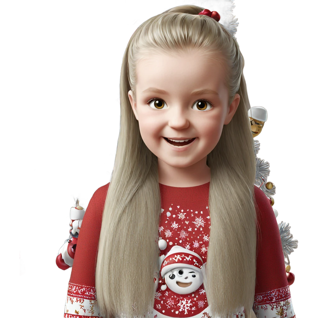 christmas cheer with a smile emoji