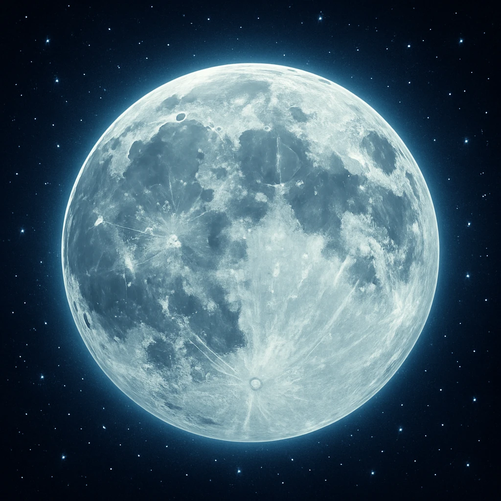 digital illustration of a moon emoji