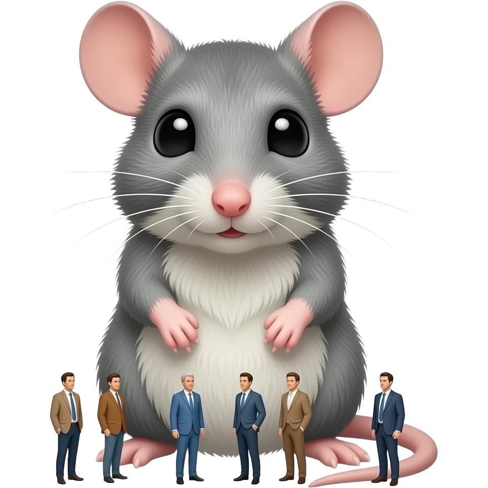 Rat with midgets emoji